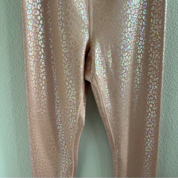 NWT IVL Collective Active Iridescent High Waist Leggings Leopard 8 - Picture 3 of 12